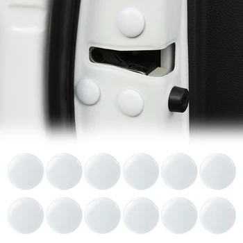 

Car Door Lock Screw Protector Cover Sticker For mitsubishi pajero outlander xl montero lancer triton l200 galant 8 asx grandis