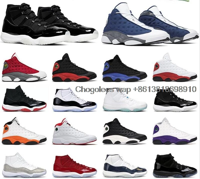 New Arrive Basketball Shoes 13 11 3 Bred White Blue Grey He Got Game Men Sneakers Women Sports Trainer size us7-13 | Спорт и