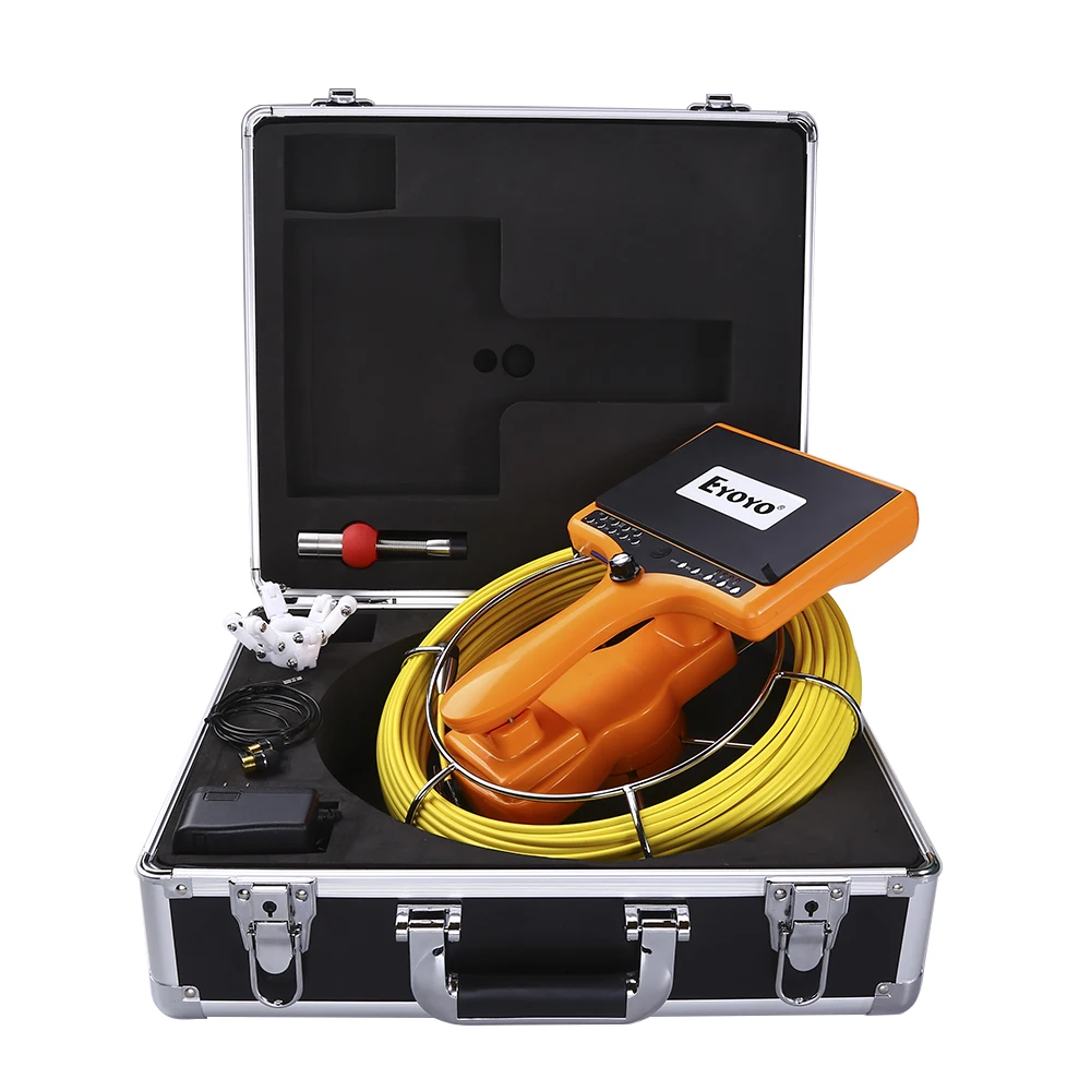 

Eyoyo Handheld 35M/115ft Pipe Pipeline Sewer Inspection Camera, Portable Drain Plumbing Wall Industrial Endoscope IP68