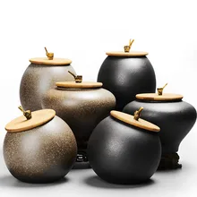 6 стилей, запечатанные банки, для дома, кухни, для хранения кофе, сахара, чая, бутылки, кухонные аксессуары, керамические сахарницы WF1128350