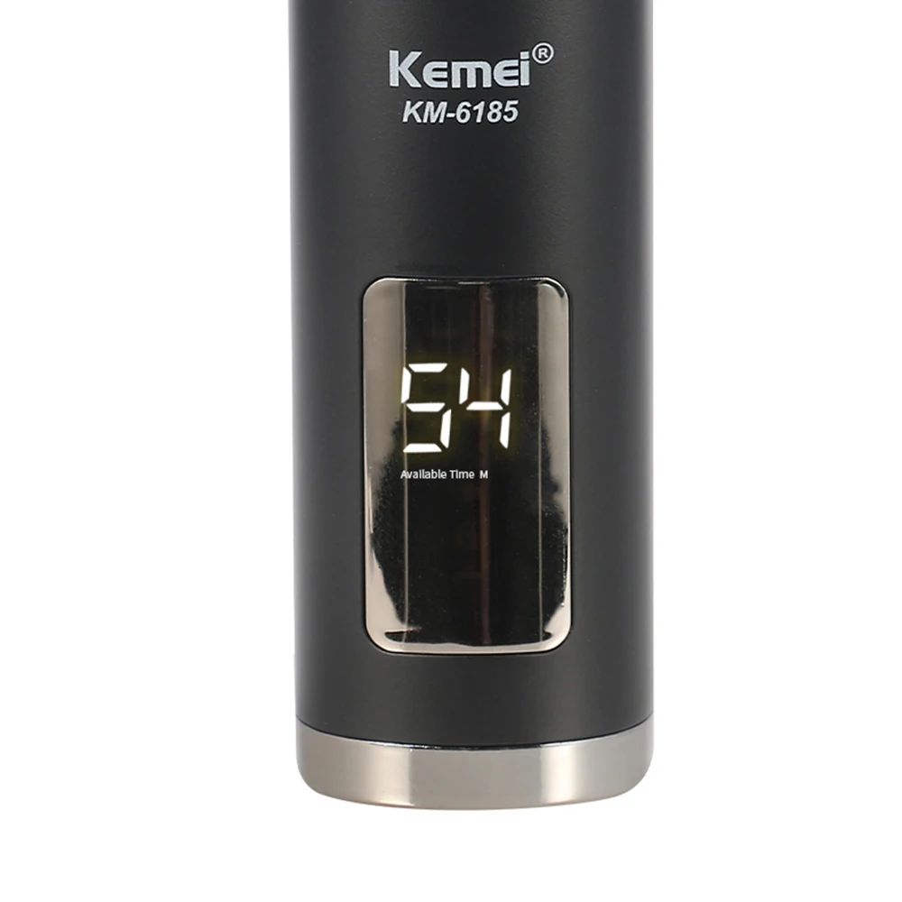 Kemei 6185 100-240 в 3D электробритва мужской станок для бритья Триммер для носа борода бритва водонепроницаемый перезаряжаемый