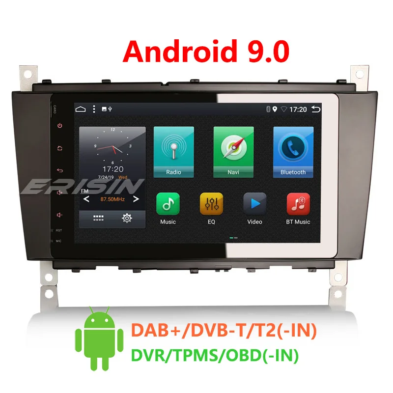 Erisin ES6283c 8 дюймов Android 9 0 6 Core 4 Гб Оперативная память автомобильный мультимедийный