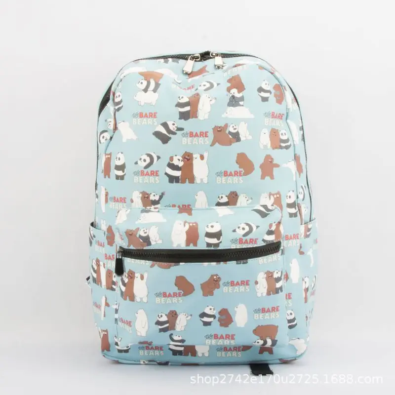 IVYYE We Bears Panda модные аниме рюкзаки из искусственной кожи мягкий кожаный школьный рюкзак повседневные сумки студенческий туристический рюкзак унисекс