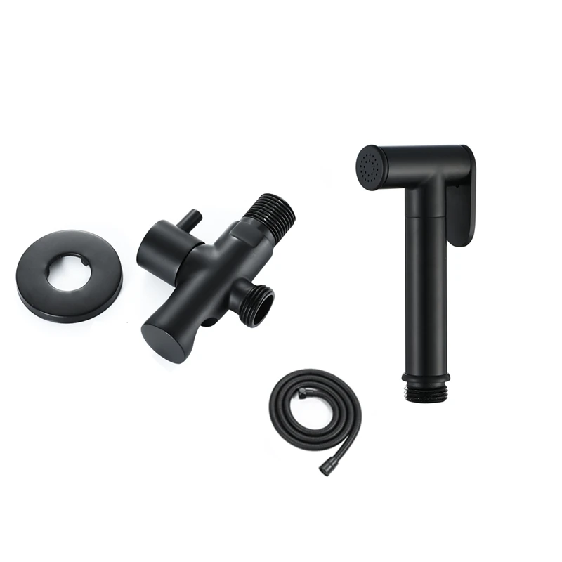 Faucet Hand Shower Bathroom Spray Bidet Shower Faucet Chrome Shower Set Toilet Bidet Brass Wall Mount Bathroom Accessories