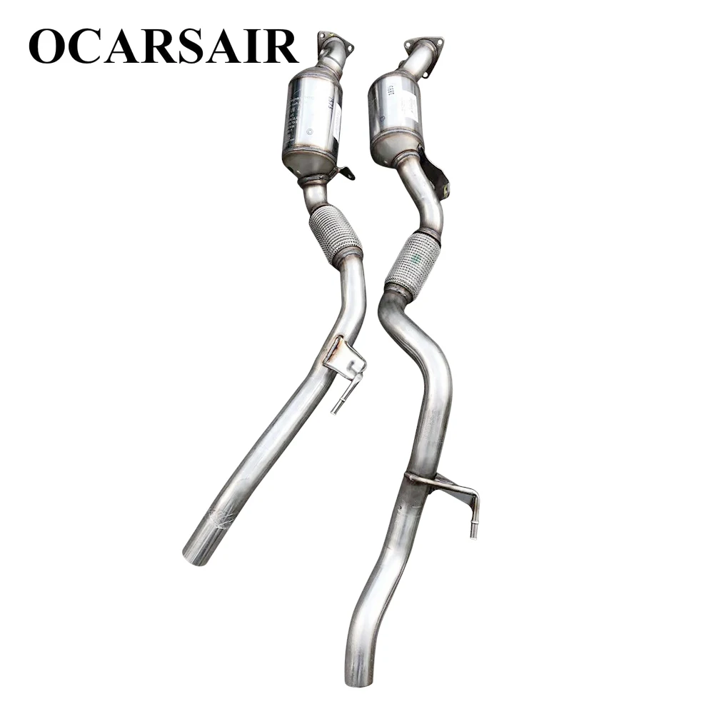 

1 Pair Front Catalytic Converter New for Porsche Cayenne 3.6L V6 2011-2014 Oem#9958113021GX 95811302140 958113022EX 95811302240