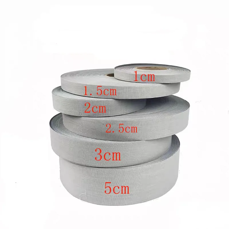 Cinta reflectante de tela de alta visibilidad para coser, para ropa, gorro, bolsa para visibilidad, material de seguridad