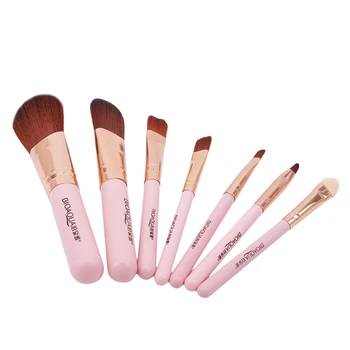 

7Pcs/set Makeup Brushes Set Pro Pink Purple Soft Fiber Foundation Eyeshadow Powder Cream Base Brush Cosmetic Make Up Tools