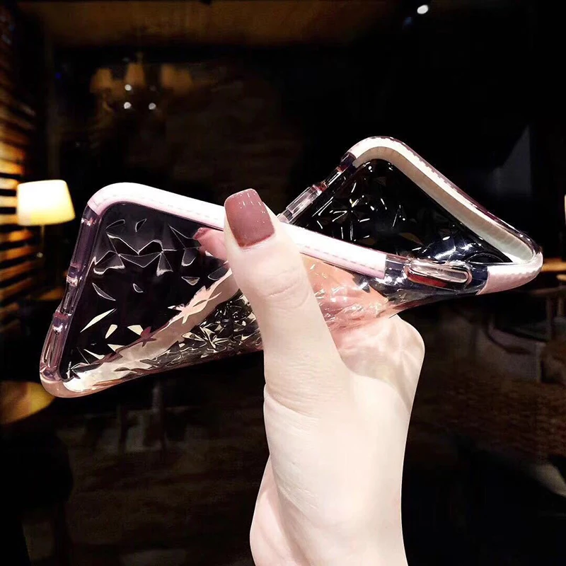 Мягкий роскошный из ТПУ прозрачный Желейный чехол для iPhone X XR XS Max 7 8 6 Plus
