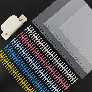 

Rough 10 Root Packaging 30 Holes Color Ring Binder Mechanism Multi-functional PDA zhuang ding huan-Cycle Utility Broken Ring