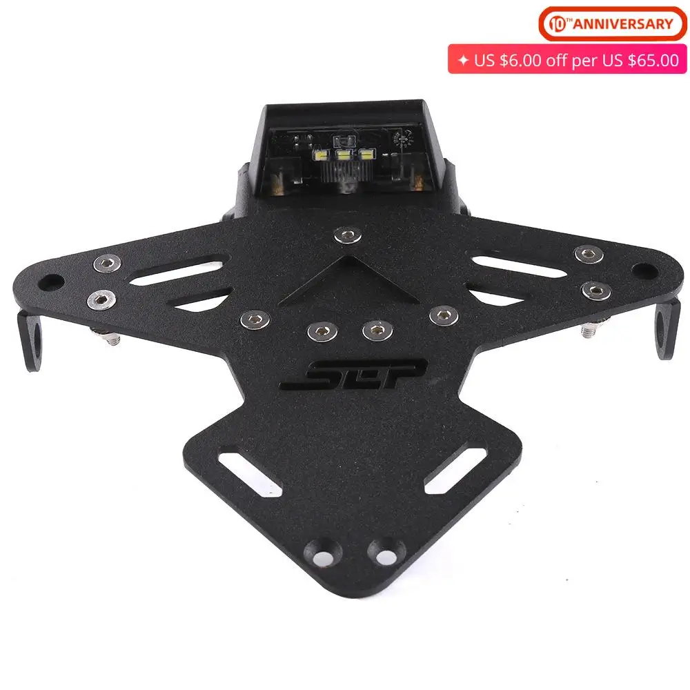 

For Kawasaki Z650 Z 650 2017 LED light Tail Tidy Fender Eliminator Registration License Plate Holder Accessories Adjustable