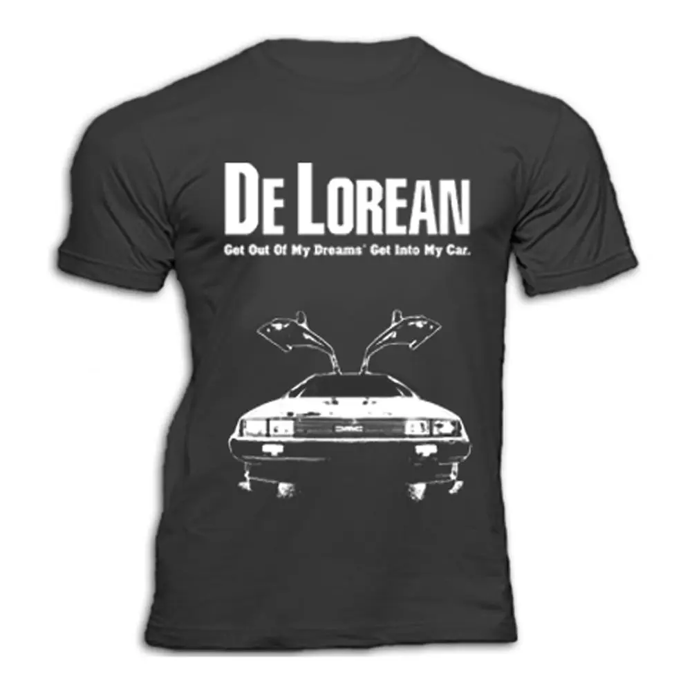 Лучший Delorean выйти из моей мечты 80s футболка дизайн гордость Для мужчин в стиле