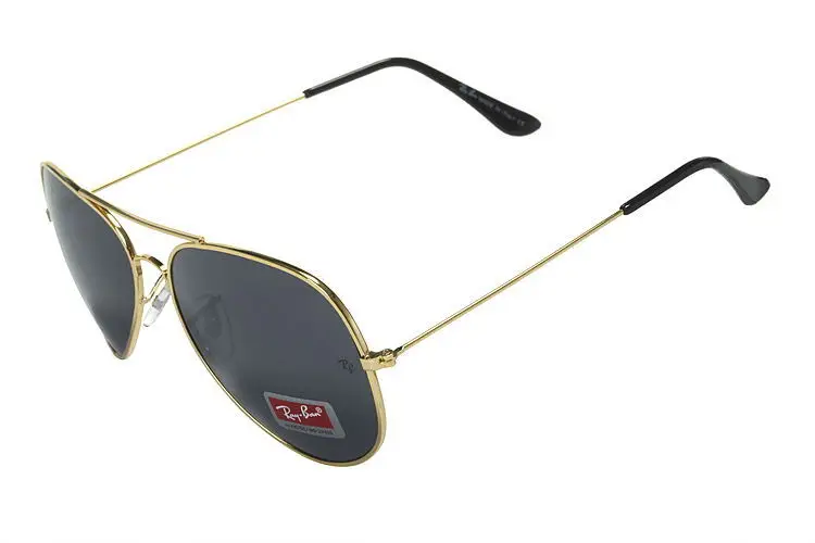 Авиатор RayBan RB3026 открытый glassate Мужчины Женщины Классический ретро заклепки поляризованные солнцезащитные очки RayBan - Цвет: RB3026-9