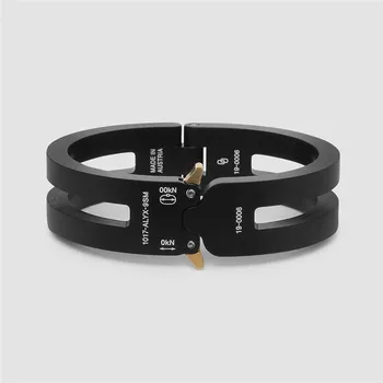 

20ss Latest ALYX Aluminium Alloy Bracelet Men Women High Street Unisex Couples Jewelry Bangles ALYX Accessorie