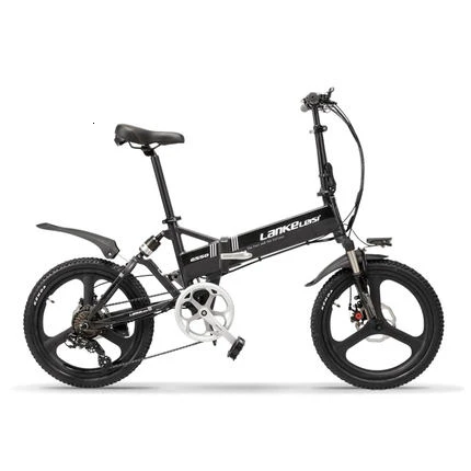 G550-S CE Certificate LANKELEISI 20" inch Folding Electric Bike 48V 400W 13AH L G Battery Rear Suspension Folding E-Bike 20 inch - Цвет: 48V 10.4A 400W