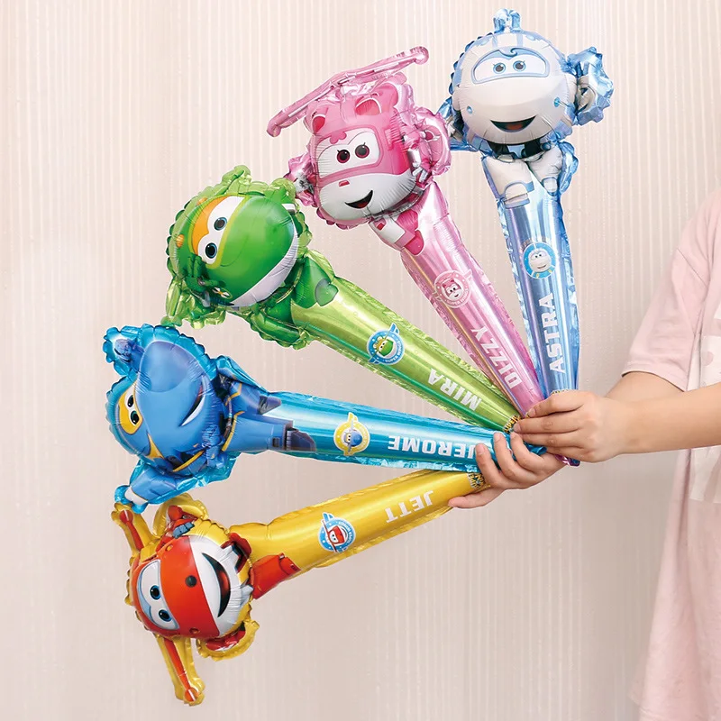 

Super flash blow bar children toy drum birthday list to push small gift refueling bar balloons custom 5 color