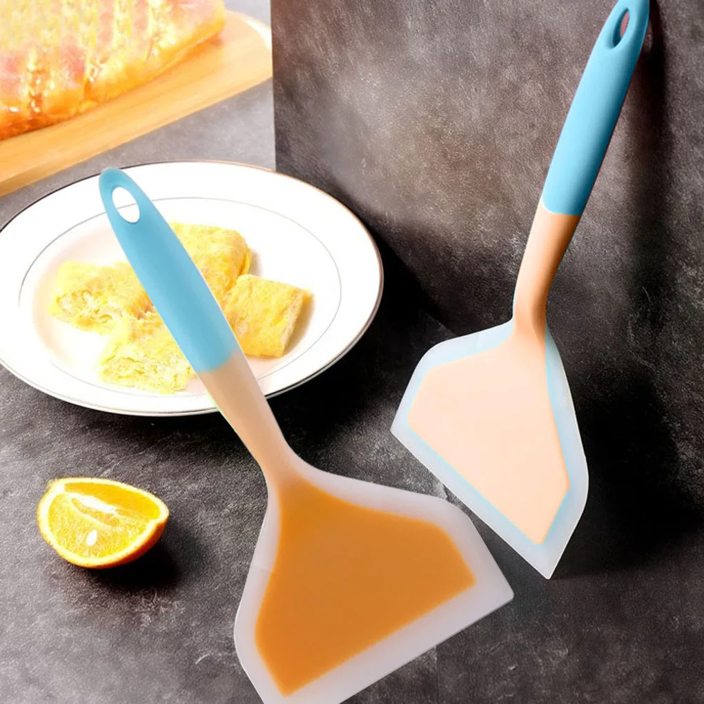 Acquista 1 Pz Set di spatole in silicone colorato per uso alimentare Spatole  antiaderenti resistenti al calore Turner per la cucina Strumenti di cottura  per la cottura