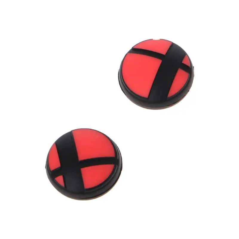 1 Pair Analog Thumb Stick Silicone Skin Grips Anti-Skid Joy Con Cap Replacement for Switch NS Console Controller L41F