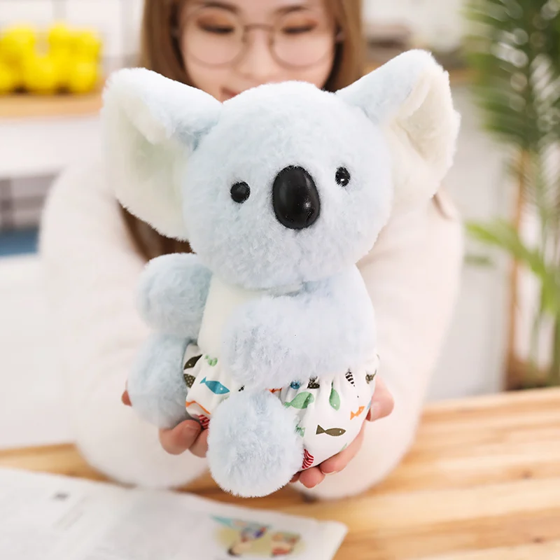 25 см кавайные подгузники коалы игрушки мягкие животные плюшевые кукла для детей