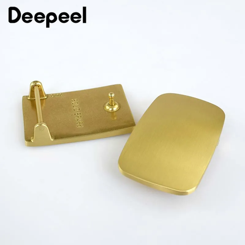 Мужская латунная пряжка для ремня шириной 40 мм Deepeel прямая продажа Пряжка из