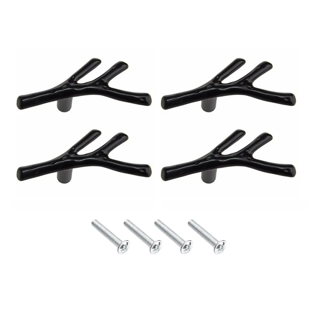 

4X Tree Branch Cabinet Handle Kitchen Cupboard Closet Furniture Drawer Pull Knob 2.2 Cm Tree Branch Knob Pull Handles