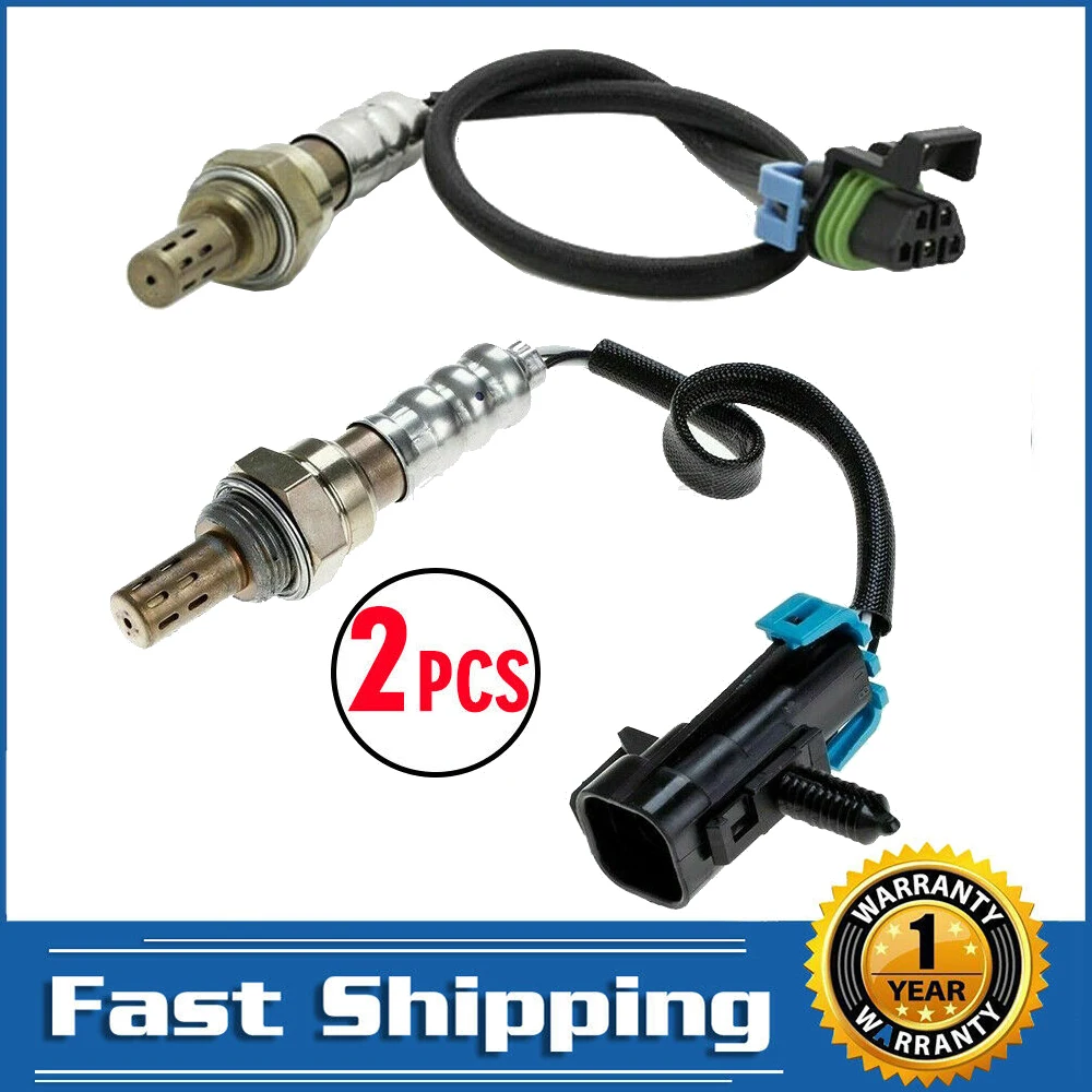 2pcs 4 провода O2 кислородный датчик 1& 2 вверх по течению для Pontiac G6 Solstice Saturn Sky GMC Terrain Chevrolet Equinox 2.4L