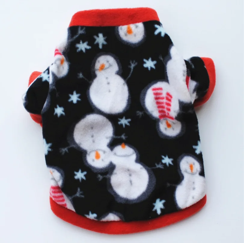 Pet clothes spring and autumn thickening fleece rags fleece sturdy warm sweater big dog collar collar fleece traction buckle