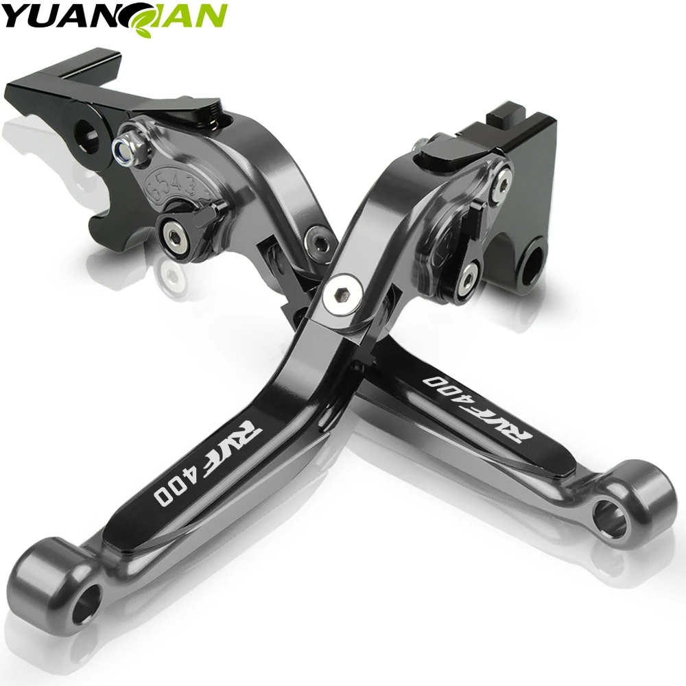 Для RVF400 логотип аксессуары для мотоциклов для Honda RVF400 RVF 400 NC 35 1994 1995 1996 Рычаги Тормозная система сцепления с ЧПУ складной выдвижной - Цвет: M