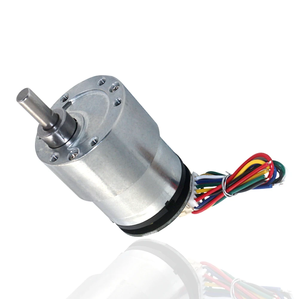 6V 12V DC Electric Gear Motor With Hall Encoder 7-1590Rpm Micro DC DIY Smart Car Gear Motor With Speed Measurement Function