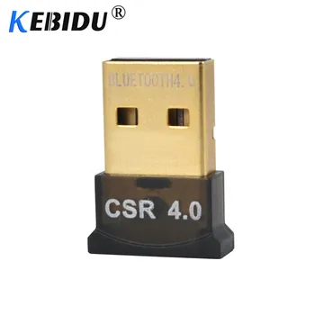 

Kebidumei USB 2.0 Bluetooth Version 4.0 Adapter Wireless Dongle EDR Adaptor 1-100M 3Mbps for Laptop Notebook Tablet PC Computer
