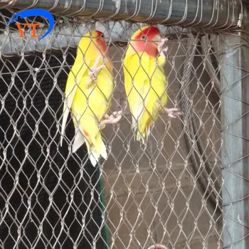 

Bird netting,stainless steel rope mesh, aviary fence mesh