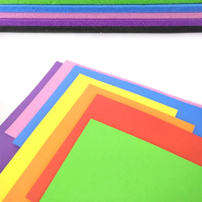 DIY A4 Толстая губчатая бумага 16K для губка для украшения Foam paper рукоделие войлочная пена цветная бумага детский сад материал ручной работы