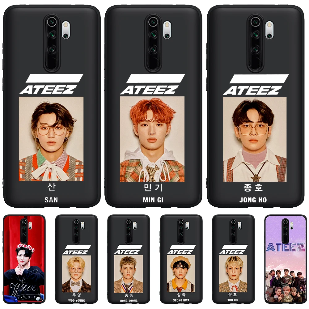 Корпус для Xiaomi Mi 9T Redmi Note 5 6 7 8 K20 Pro Мягкий Силиконовый ТПУ Coque singer funda ATEEZ HongJoong SeongHWA