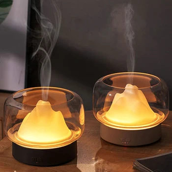 

Mountain View Aromatherapy Machine Aroma Essential Oil Diffuser Ultrasonic Air Humidifier Home Office Moisturizing Nursing US Pl