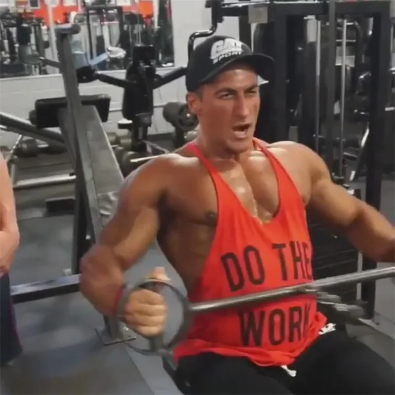 Тренажеры торговой марки muscleguys одежда Singlet Y Back тренажерный зал майка Мужская Фитнес Стрингер жилет хлопок Бодибилдинг Мужская рубашка без рукавов Mu