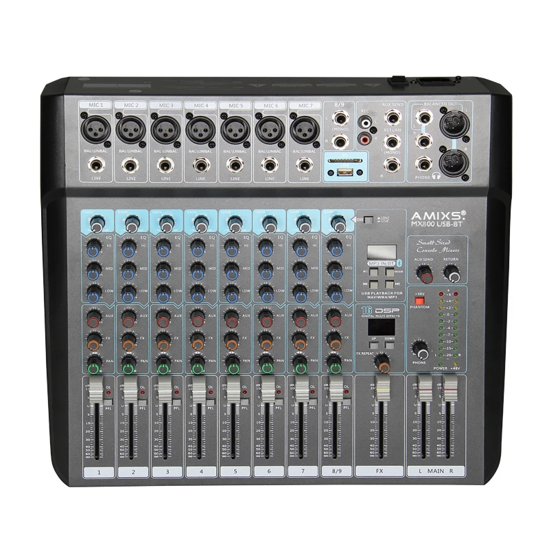 mixer to audio interface