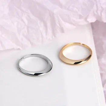 

Silvology 925 Sterling Silver Cone Shape Circle Rings Irregular Design Simple Mori Chic Rings for Women Collocation Jewelry Gift