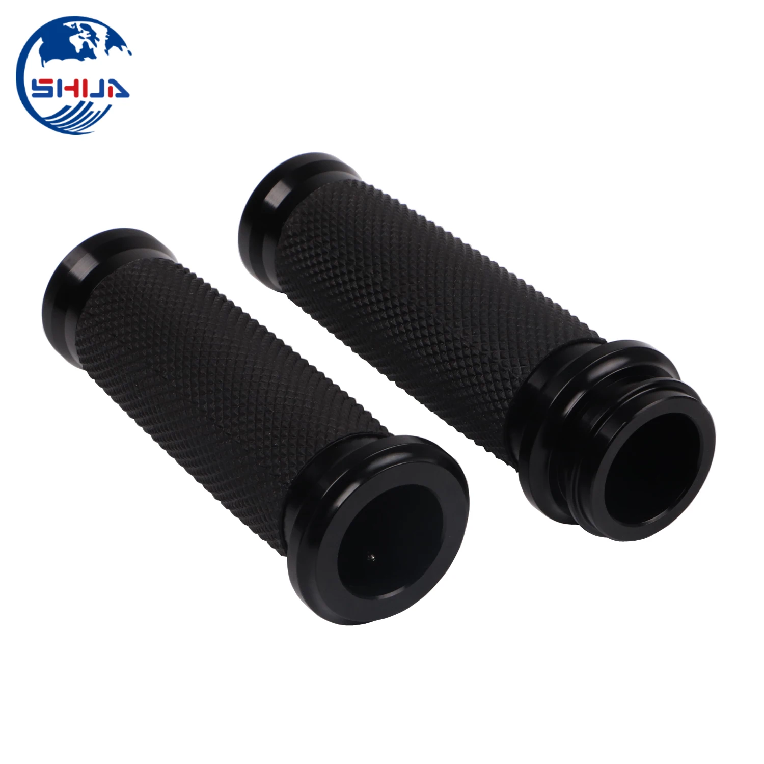 Черные ручки 1 дюйм 26 мм ручные захваты электронная дроссельная заслонка для Harley