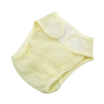 

1 PcsBaby Diapers Washable Newborn Summer Mesh Diapers Dry Breathable Cotton Sticky Face Elastic Design Single Layer Mesh