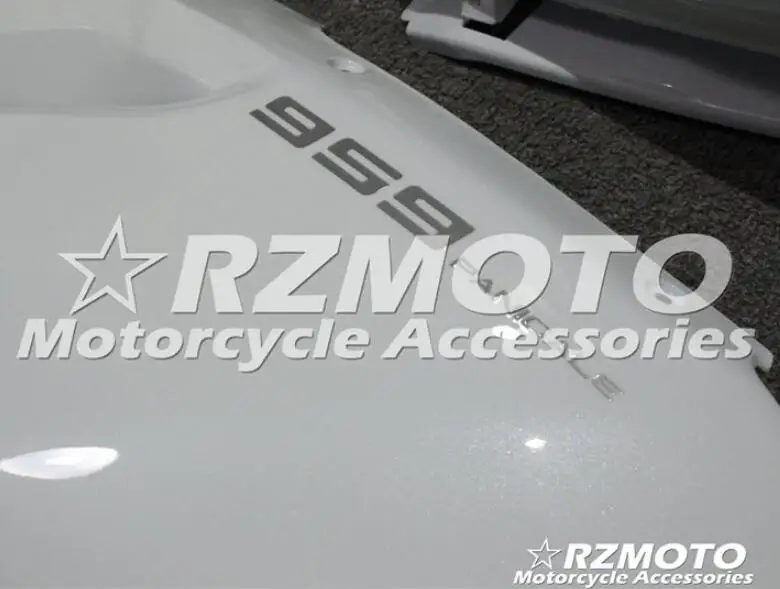 Литье под давлением ABS Обтекатели подходит для DUCATI 959 1299 Panigale 15 16 17 18 на заказ жемчужно-белый