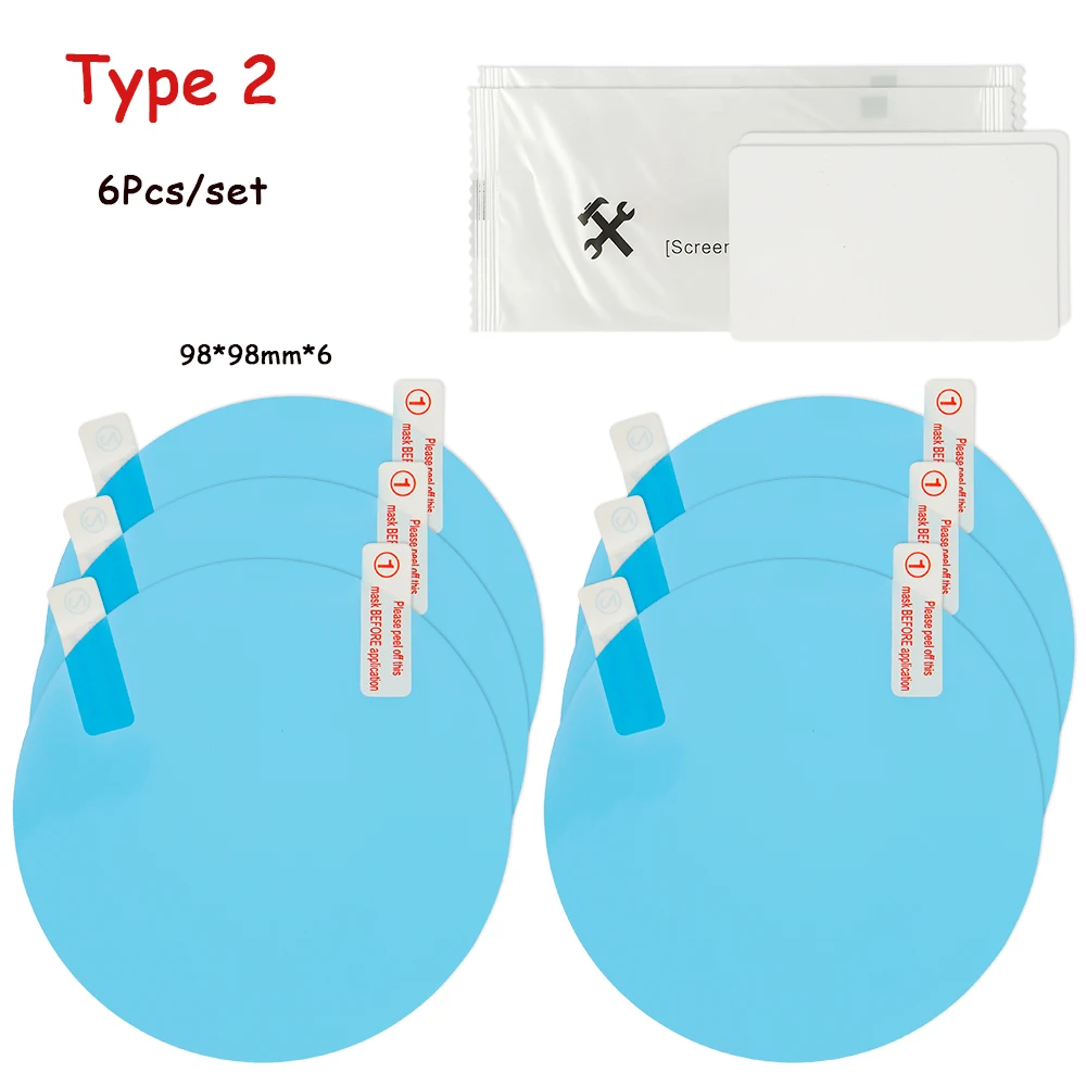 Автомобильная зеркальная защитная пленка заднего вида противотуманная