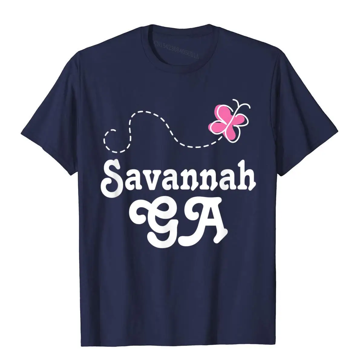 Savannah Georgia T-shirt__B8483navy