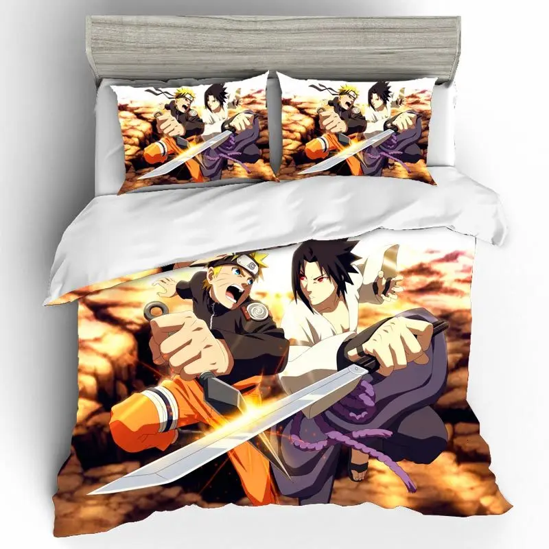 DQ0365 Домашний текстиль постельное белье Ropa De Cama роскошный подарок Sabanas King size Наруто Комплект постельного белья Постельное белье бязь постельное белье поплин - Цвет: DQ0365