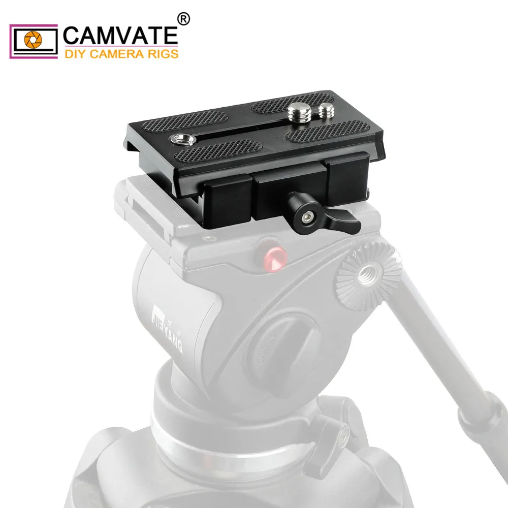 CAMVATE быстроразъемный зажим Manfrotto база с Камера крепление сдвижная Пластина &amp 1/4