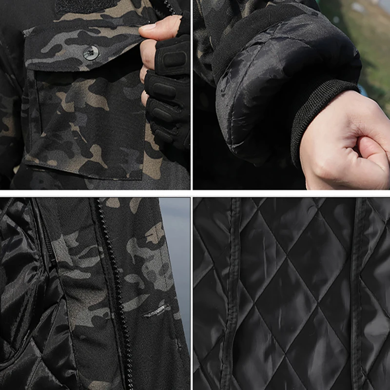 -20 Degree Winter Down Coat Thick Men's Jackets Warm Coats Military  Tactical Jacket Parkas Army Thermal Windbreaker Clothing