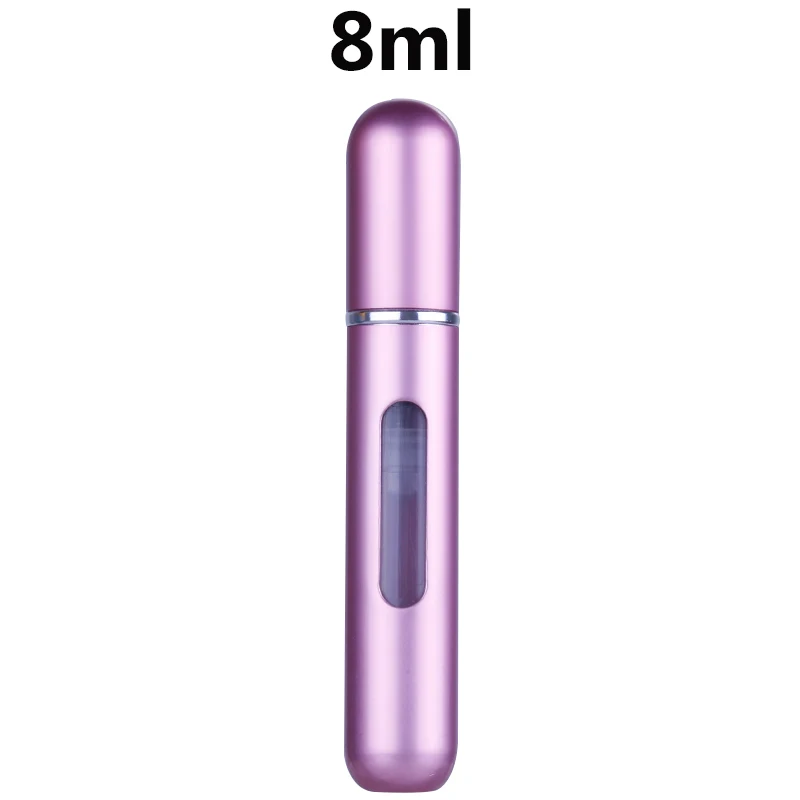 5/8 мл многоразовый нагреваемый парфюмерный флакон с распылителем Алюминий распылитель Портативный, косметичка для путешествий, контейнер флакон духов распылитель контейнер - Цвет: 8ml matte pink