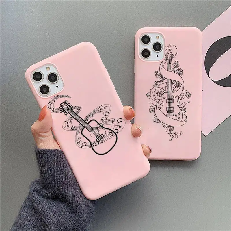 Забавный чехол для телефона с музыкальными скрипками iPhone 11 12 13 mini pro XS MAX 8 7 6 6S Plus X SE