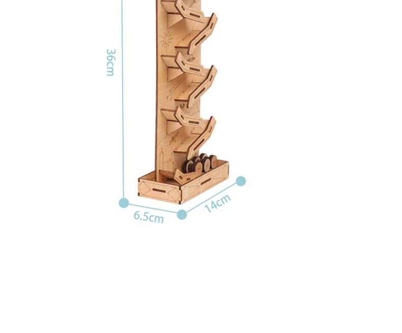 Wooden 3D Puzzle DIY Spaceship Vehicle Solar System Assembling Puzzles Stress Relief Toy For Children Interesting Puzzle Game