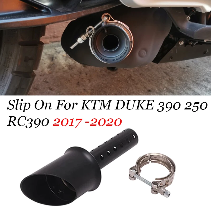Slip Motorcycle Ehxaust Modified Hidden Muffler DB Killer For DUKE 390 250 RC390 