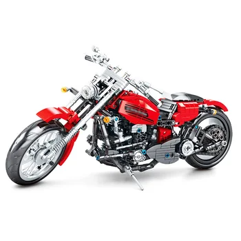 

701706 782PCS Technic Motorcycle Building Blocks Bricks Fit Autocycle ORV Vehicles Toys For Children