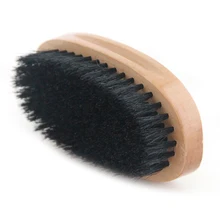 Новая натуральная щетка для бороды Хему для мужчин, бамбуковый массаж лица, который чудесно расчесывает бороды и усов